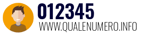 Numero di telefono 012345 012345