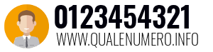 Numero di telefono 0123454321 0123454321