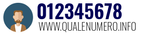 Numero di telefono 012345678 012345678