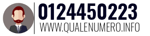 Numero di telefono 0124450223 0124450223