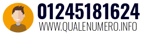 Numero di telefono 01245181624 01245181624