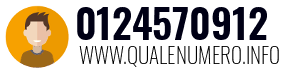Numero di telefono 0124570912 0124570912