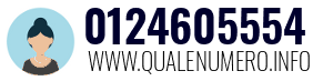 Numero di telefono 0124605554 0124605554