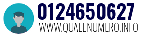 Numero di telefono 0124650627 0124650627