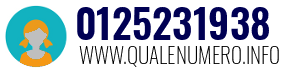 Numero di telefono 0125231938 0125231938