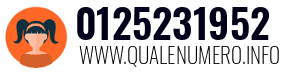 Numero di telefono 0125231952 0125231952