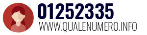 Numero di telefono 01252335 01252335