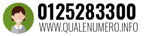 Numero di telefono 0125283300 0125283300