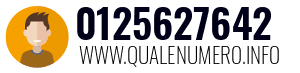 Numero di telefono 0125627642 0125627642