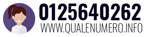 Numero di telefono 0125640262 0125640262