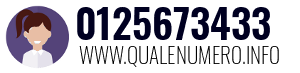 Numero di telefono 0125673433 0125673433