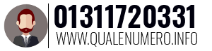 Numero di telefono 01311720331 01311720331