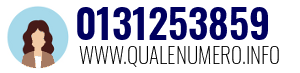 Numero di telefono 0131253859 0131253859