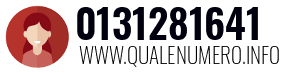 Numero di telefono 0131281641 0131281641