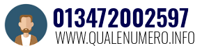 Numero di telefono 013472002597 013472002597