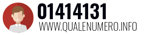 Numero di telefono 01414131 01414131