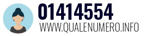 Numero di telefono 01414554 01414554