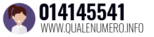 Numero di telefono 014145541 014145541