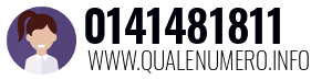Numero di telefono 0141481811 0141481811
