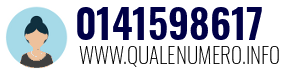 Numero di telefono 0141598617 0141598617