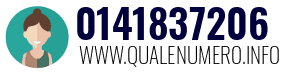 Numero di telefono 0141837206 0141837206