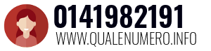 Numero di telefono 0141982191 0141982191