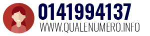 Numero di telefono 0141994137 0141994137
