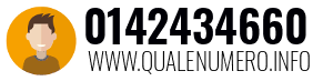 Numero di telefono 0142434660 0142434660