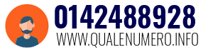 Numero di telefono 0142488928 0142488928