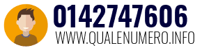 Numero di telefono 0142747606 0142747606
