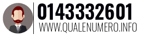 Numero di telefono 0143332601 0143332601