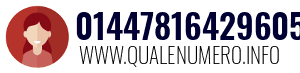Numero di telefono 01447816429605 01447816429605