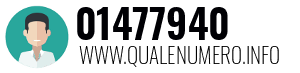 Numero di telefono 01477940 01477940