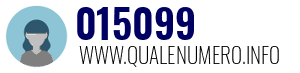 Numero di telefono 015099 015099