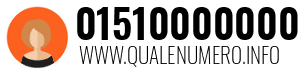 Numero di telefono 01510000000 01510000000