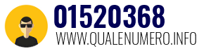 Numero di telefono 01520368 01520368