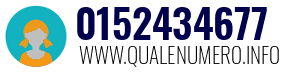 Numero di telefono 0152434677 0152434677