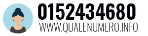 Numero di telefono 0152434680 0152434680