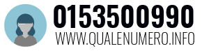 Numero di telefono 0153500990 0153500990