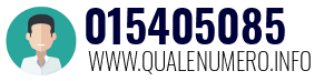 Numero di telefono 015405085 015405085