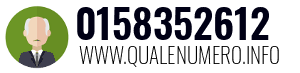 Numero di telefono 0158352612 0158352612