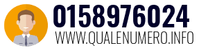 Numero di telefono 0158976024 0158976024