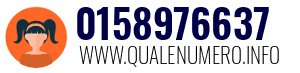 Numero di telefono 0158976637 0158976637