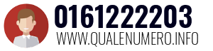Numero di telefono 0161222203 0161222203