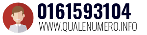 Numero di telefono 0161593104 0161593104