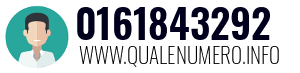 Numero di telefono 0161843292 0161843292