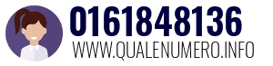 Numero di telefono 0161848136 0161848136