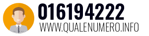 Numero di telefono 016194222 016194222