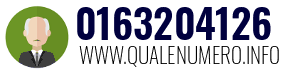 Numero di telefono 0163204126 0163204126