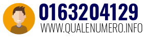 Numero di telefono 0163204129 0163204129